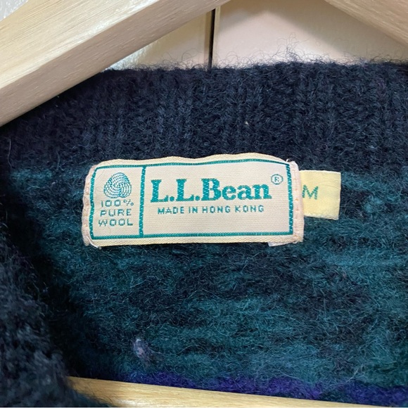 L.L. Bean Multicolor Patterned Sweater - Picture 3 of 5